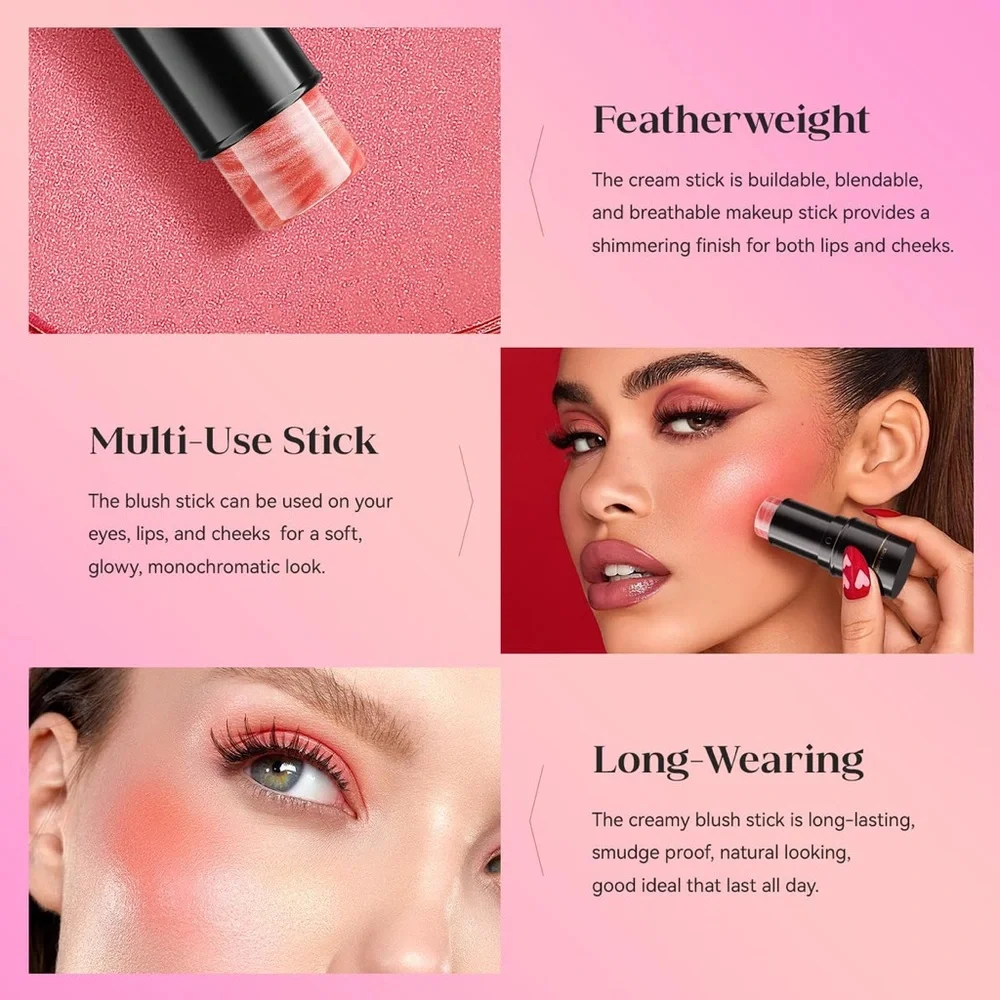 Revolution Makeup blush stick - Matte Malibu -  Bundle of 2